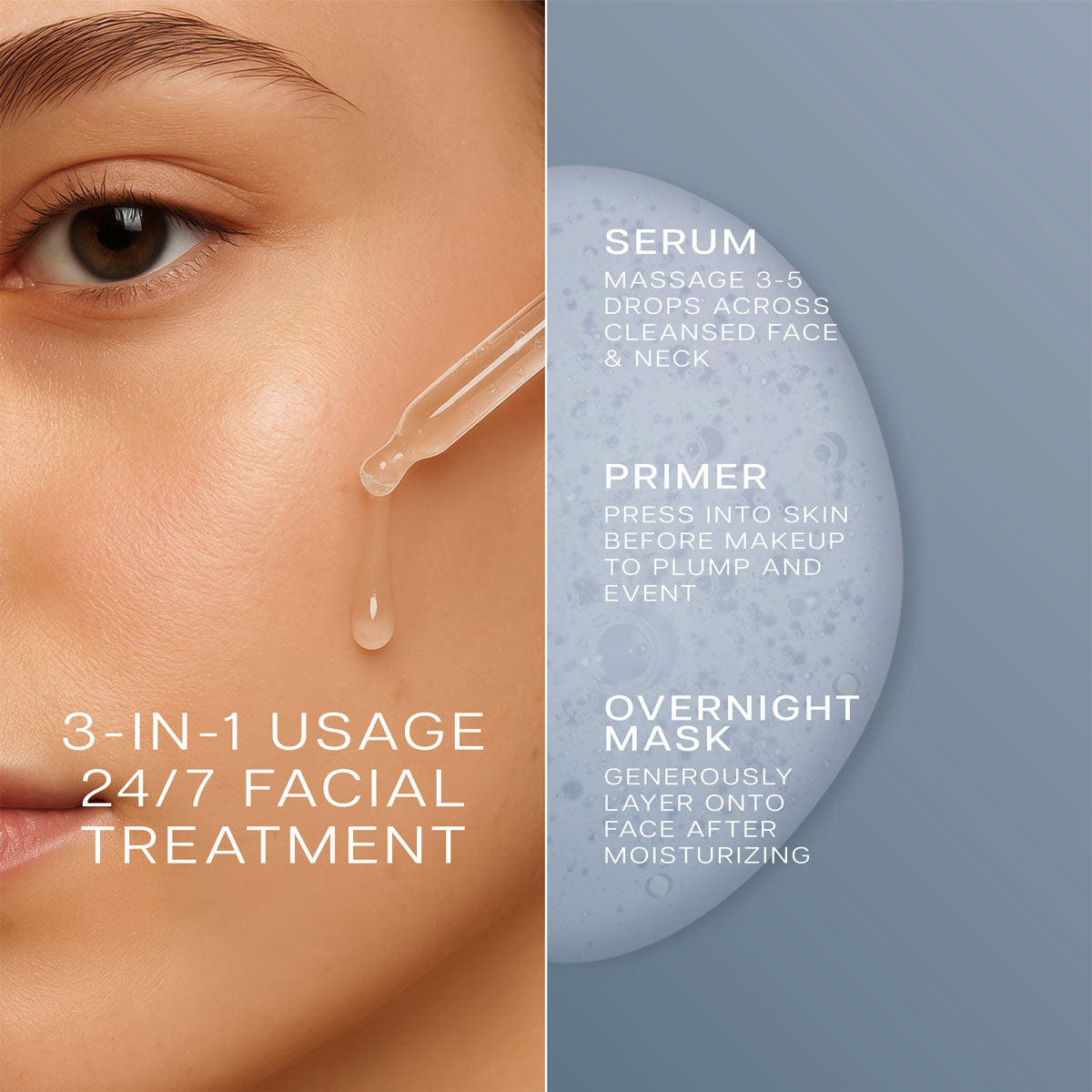 ALPHA-GLOW FLASH FACIAL Serum-Primer-Mask