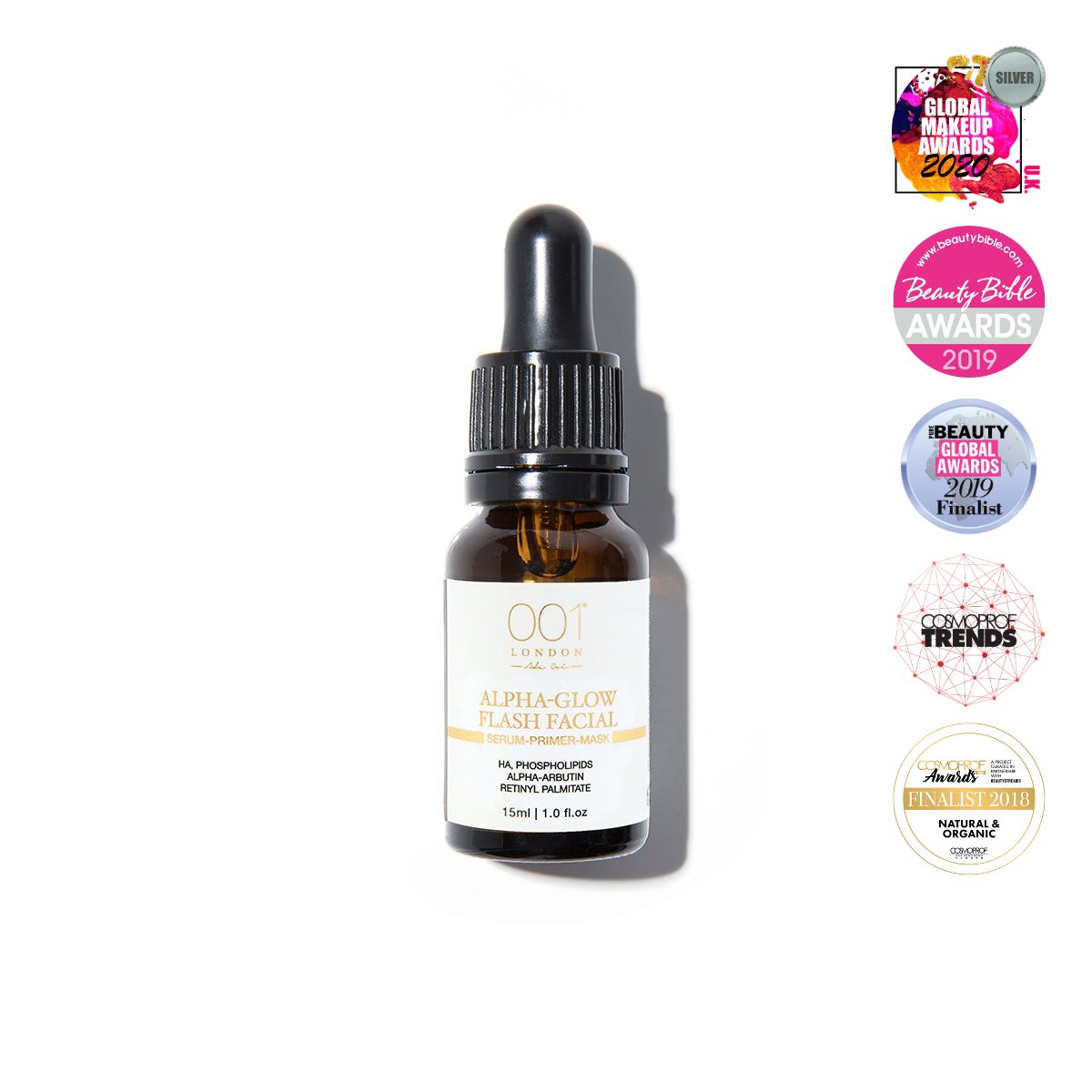 ALPHA-GLOW FLASH FACIAL Serum-Primer-Mask